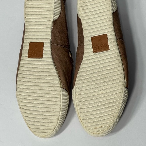 Frye womens Brown Leather Slip-On Shoes